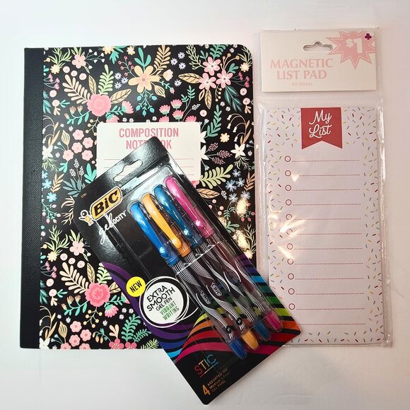 Butterfly Tin Gift Set – 87 Piece Bundle – Thank You Cards, Pens, Notebook, etc - Picture 4 of 11